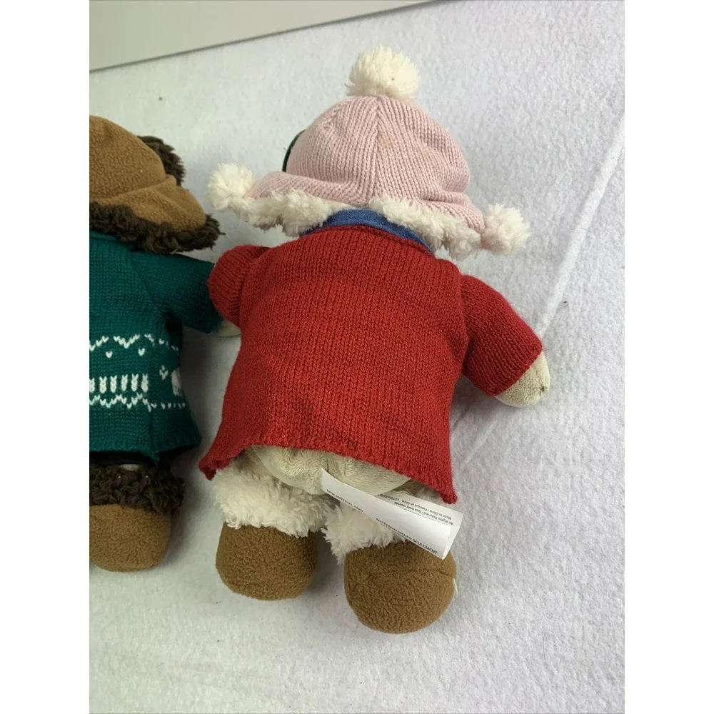 Limited Edition 2016 Starbucks‎ Holiday Bearista Collection Pair Boy & Girl Bear